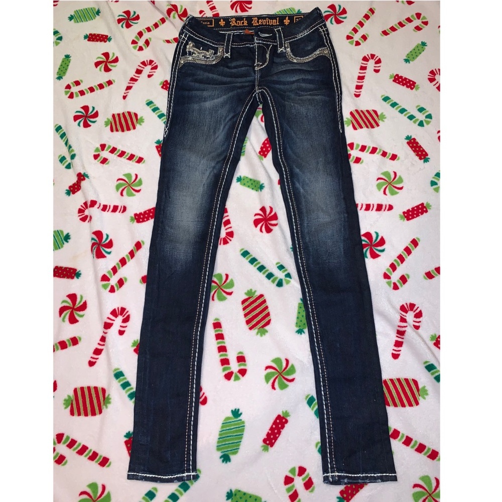 Rock revival skinny jeans